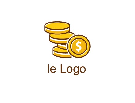 dollar coins icon