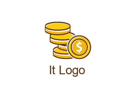 dollar coins icon