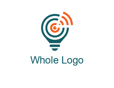 light bulb emitting broadcast or WiFi signals