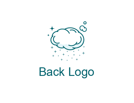 cloud with rain or stars