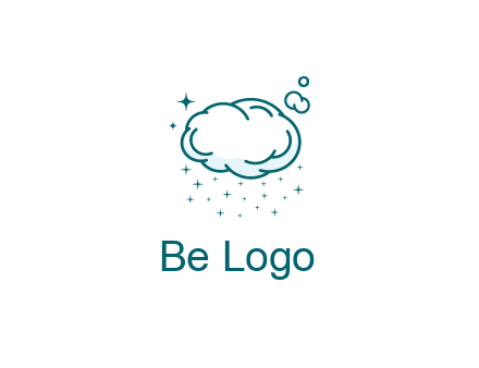 cloud with rain or stars