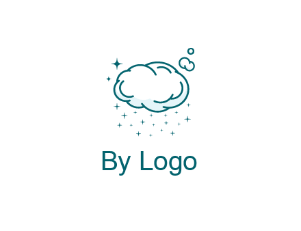 cloud with rain or stars