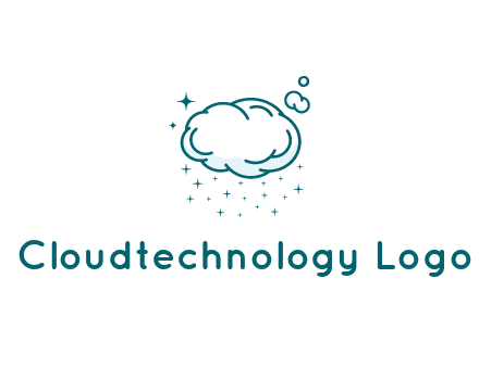cloud with rain or stars