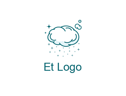 cloud with rain or stars