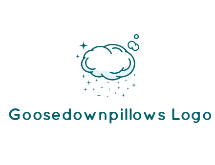 cloud with rain or stars