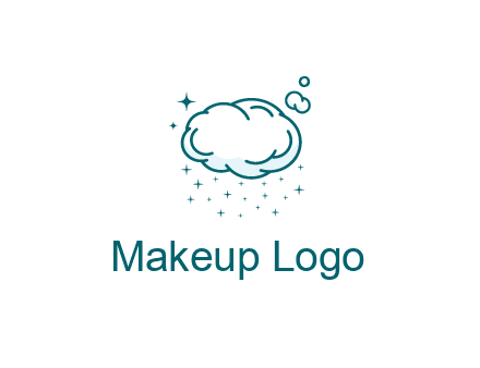 cloud with rain or stars