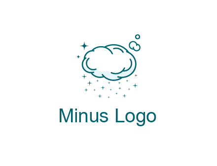 cloud with rain or stars