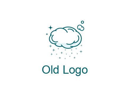 cloud with rain or stars