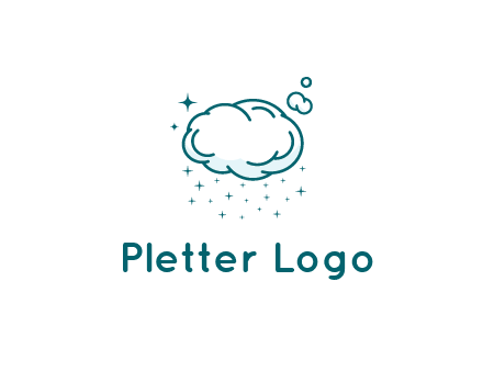 cloud with rain or stars