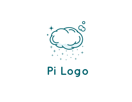 cloud with rain or stars