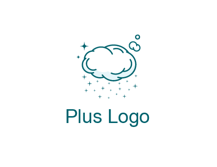 cloud with rain or stars