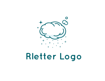 cloud with rain or stars