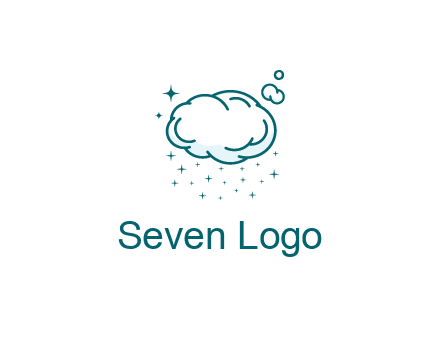 cloud with rain or stars