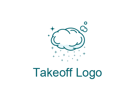cloud with rain or stars