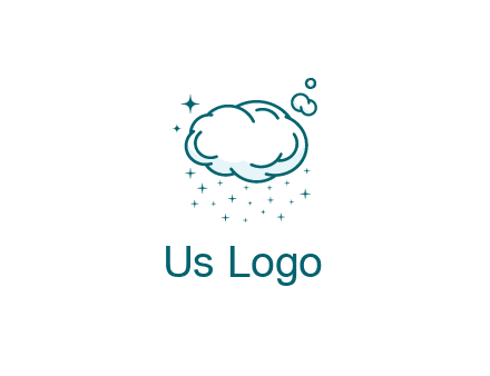 cloud with rain or stars