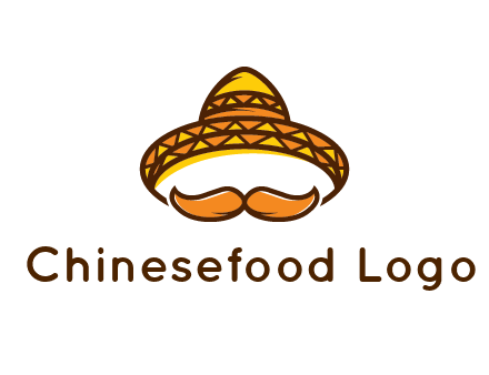thick mustache and Mexican hat con