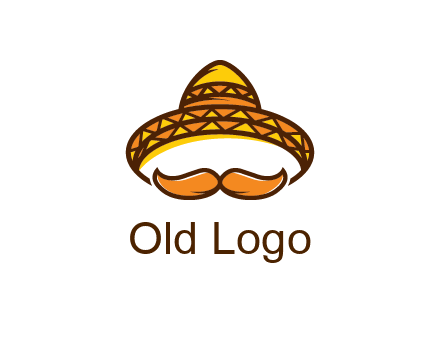 thick mustache and Mexican hat con