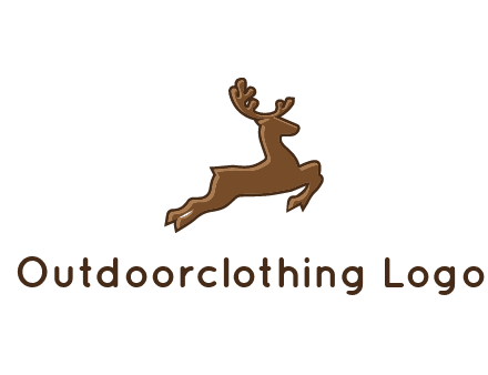 jumping reindeer icon