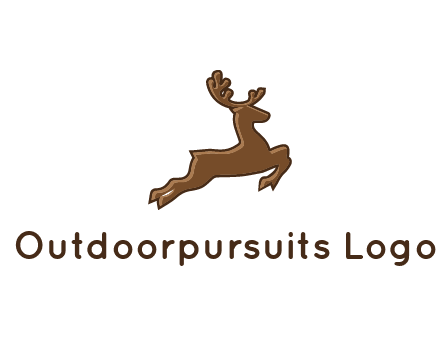 jumping reindeer icon