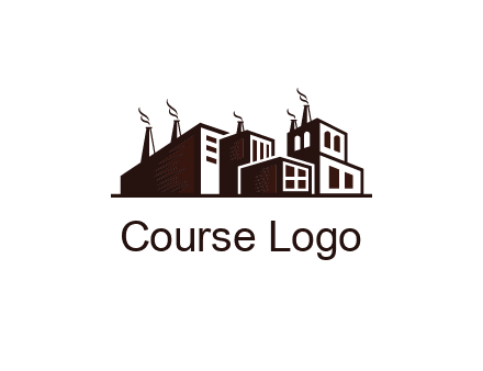factory and manufacturing icon