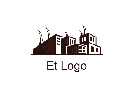 factory and manufacturing icon