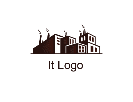 factory and manufacturing icon