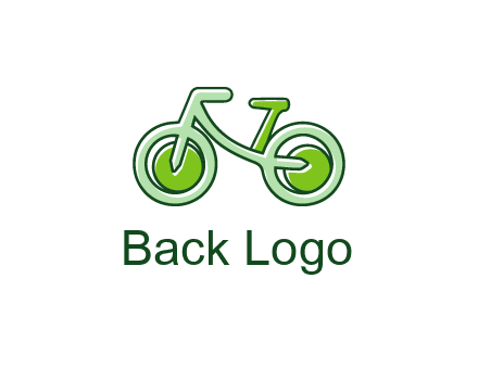 green bicycle icon