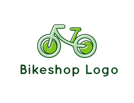 green bicycle icon