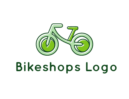 green bicycle icon
