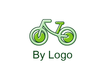 green bicycle icon