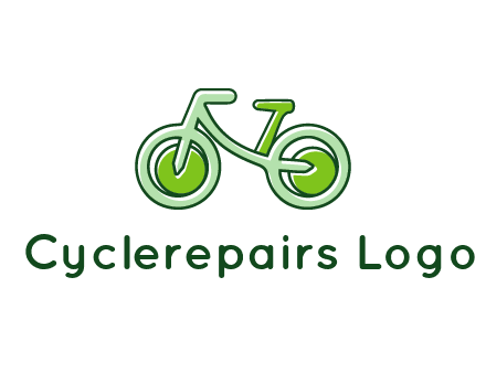 green bicycle icon