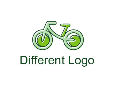 green bicycle icon