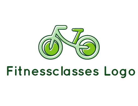 green bicycle icon