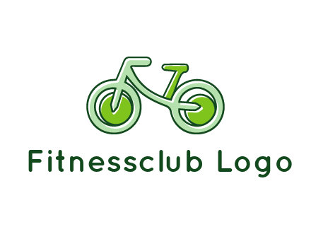 green bicycle icon