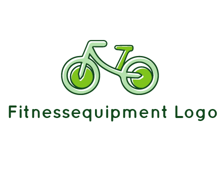 green bicycle icon