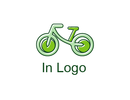 green bicycle icon