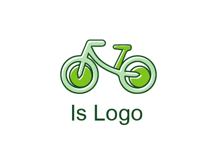green bicycle icon