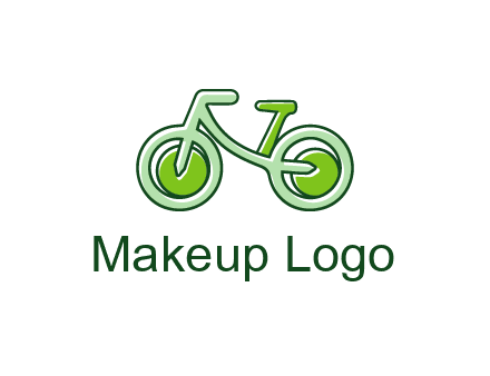 green bicycle icon