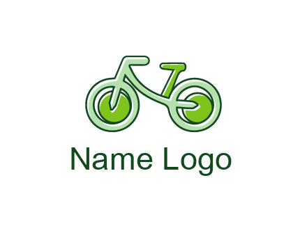 green bicycle icon