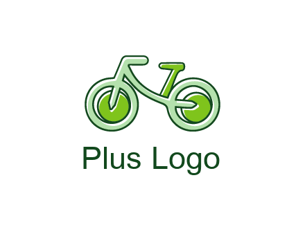 green bicycle icon
