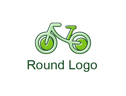 green bicycle icon