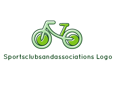 green bicycle icon