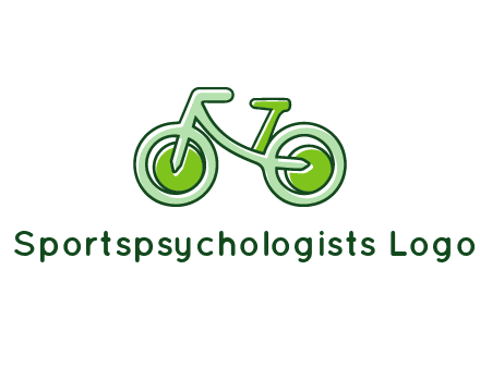 green bicycle icon
