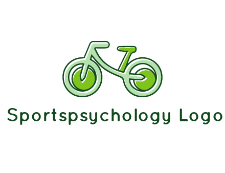 green bicycle icon