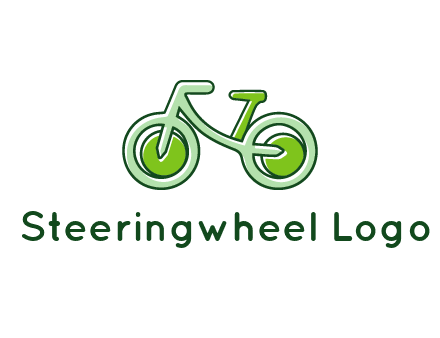 green bicycle icon