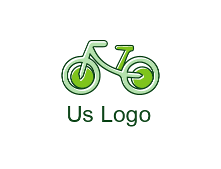green bicycle icon