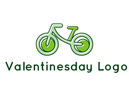 green bicycle icon