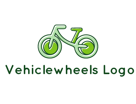 green bicycle icon