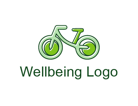 green bicycle icon