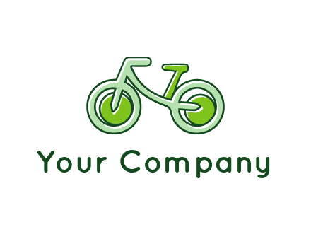 green bicycle icon
